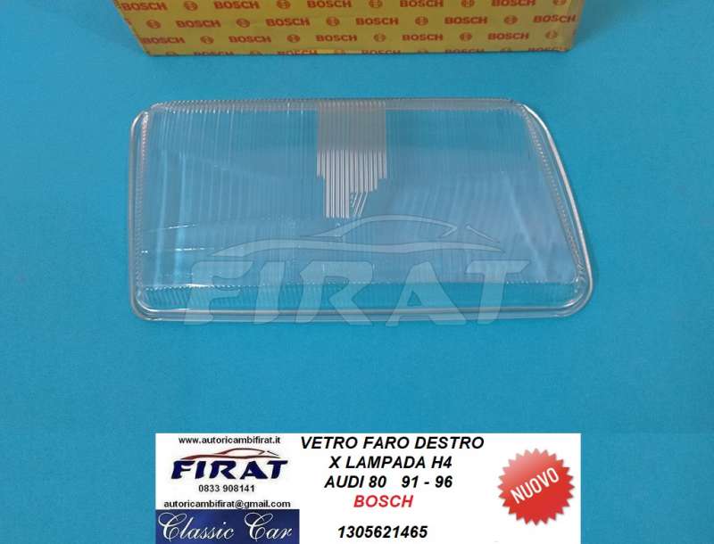 FARO AUDI 80 91 - 96 H4 DX (VETRO 1305621465)